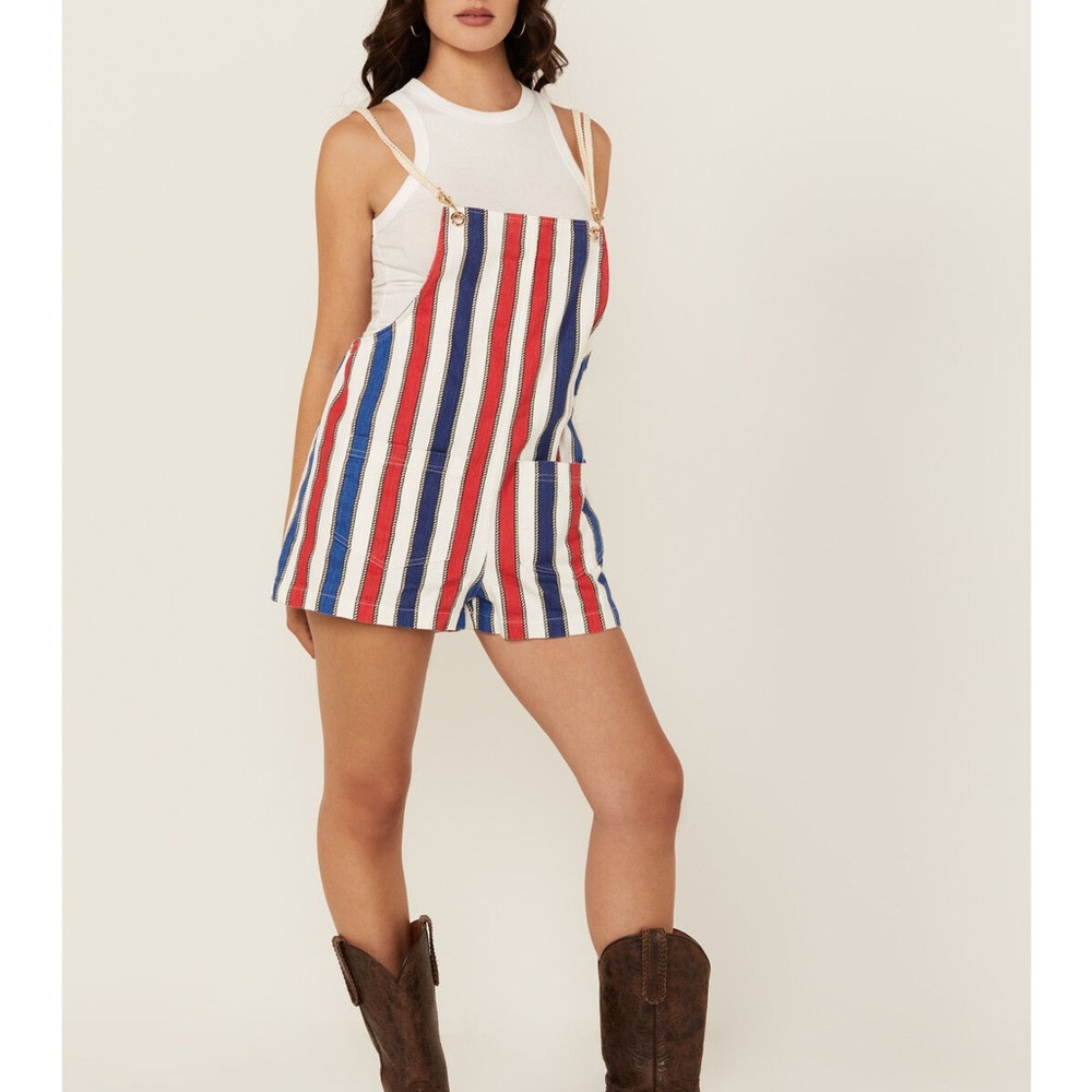 NWT Show Me Your Mumu Striped Overalls